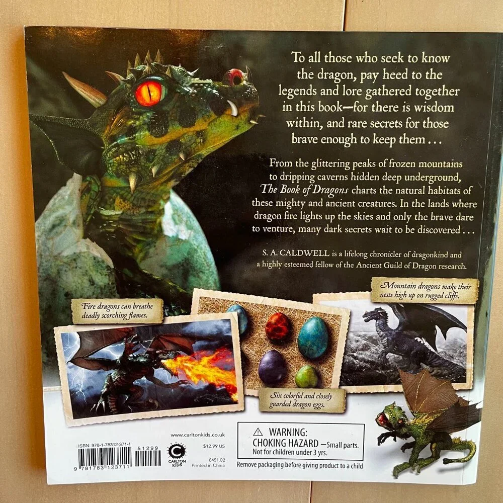 Bundle of 2 Kids‎ Dragon Books - Dragonology & The Book of Dragons